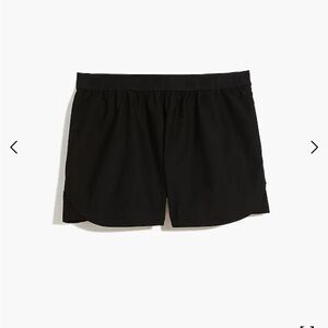 NWOT Madewell Pull On Shorts in Black - Size Small
